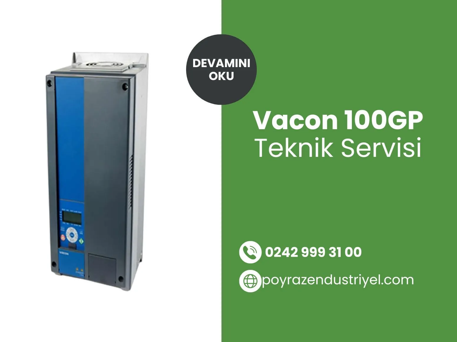 Vacon 100GP Teknik Servisi